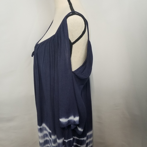 Forever 21 cover up dress blue tye dye small - Picture 3 of 9